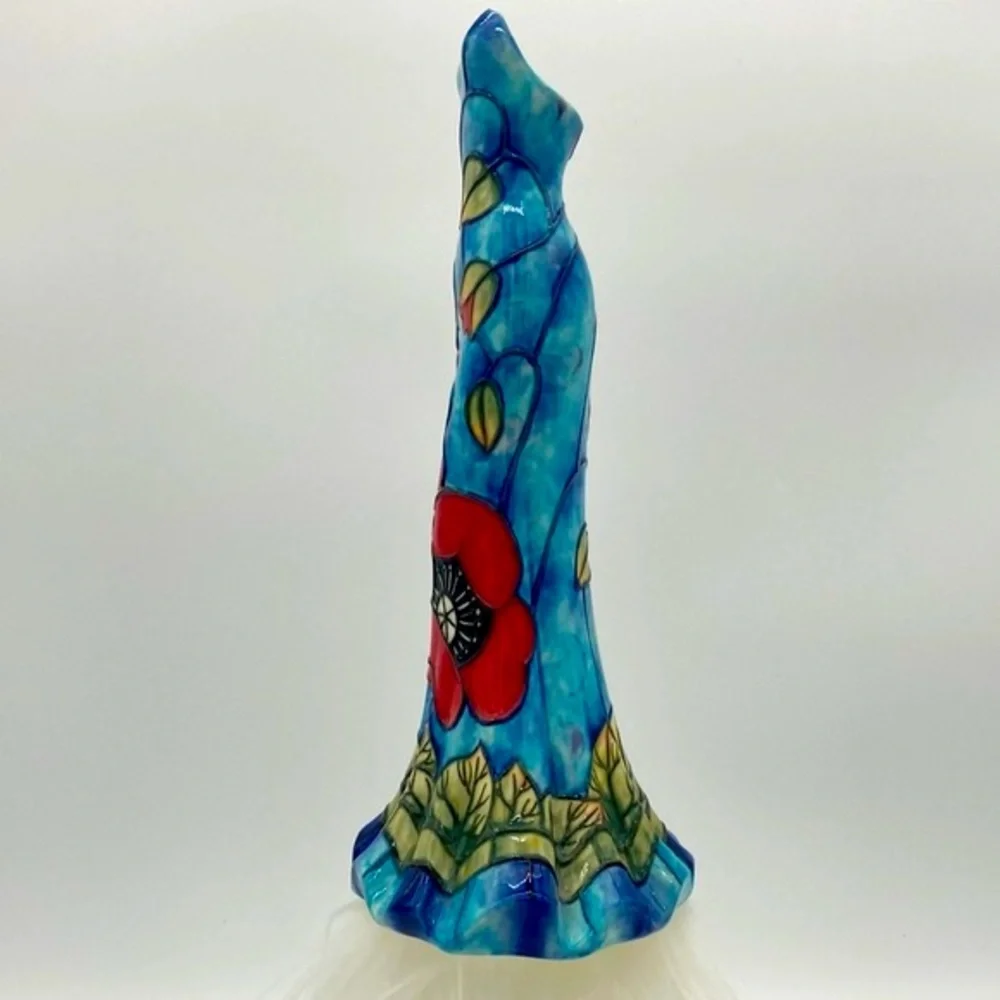 Benaya by Innovation Poppy Design Art Dress Vase.